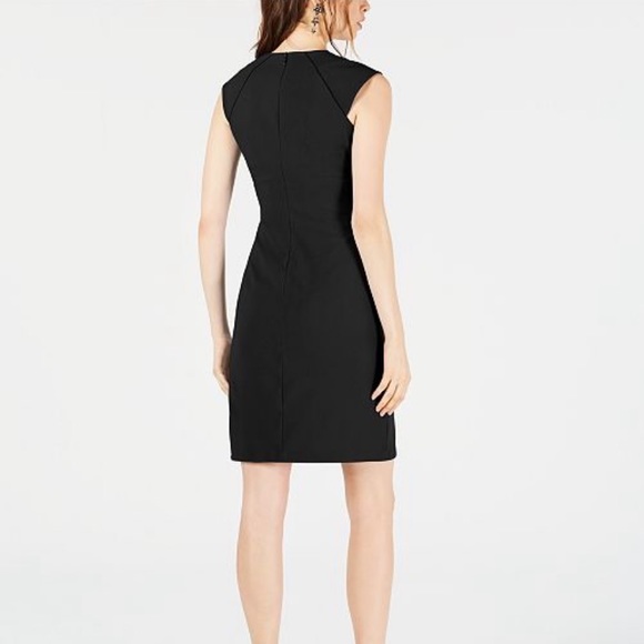 [bar iii] black cap sleeve sheath dress - Picture 2 of 5